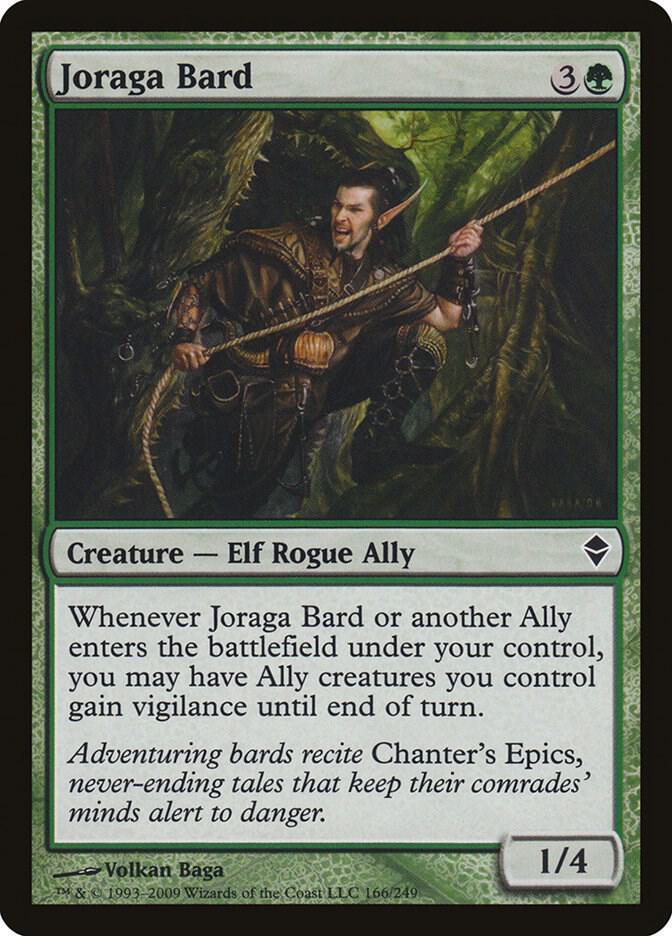 Joraga Bard (166) [Zendikar]