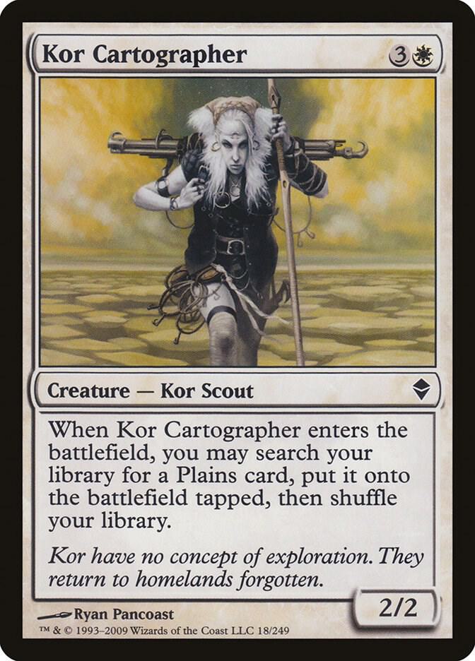 Kor Cartographer (18) [Zendikar]
