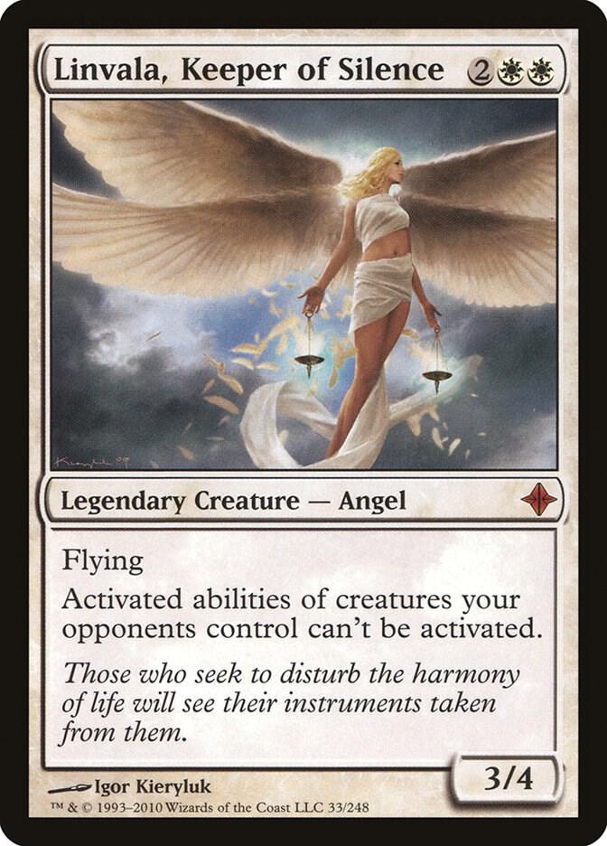 Linvala, Keeper of Silence (33) [Rise of the Eldrazi]