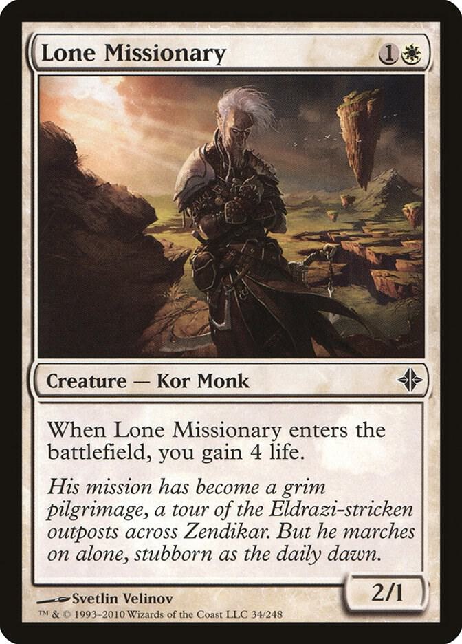 Lone Missionary (34) [Rise of the Eldrazi]
