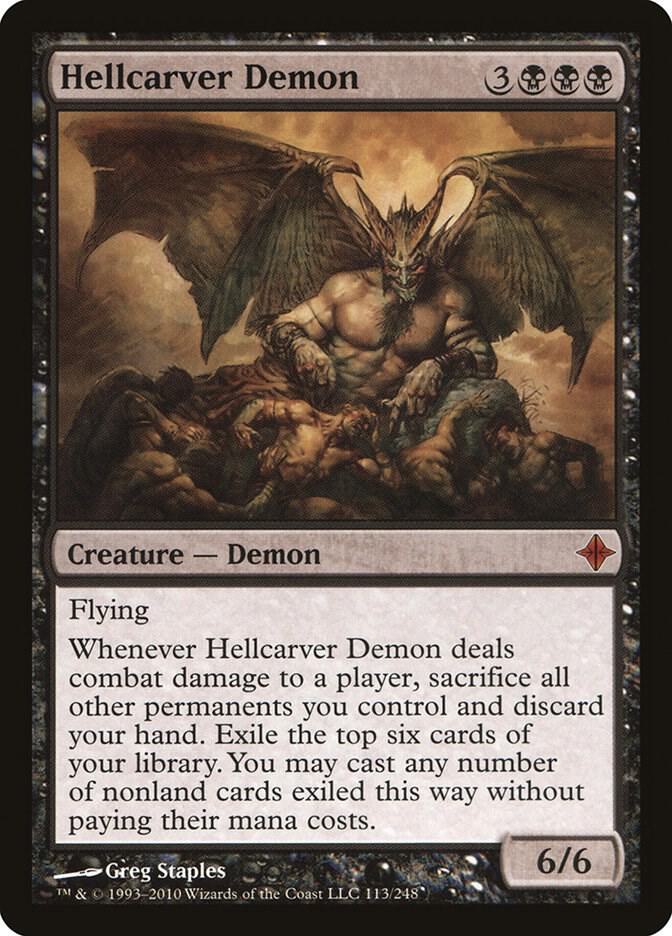 Hellcarver Demon (113) [Rise of the Eldrazi]