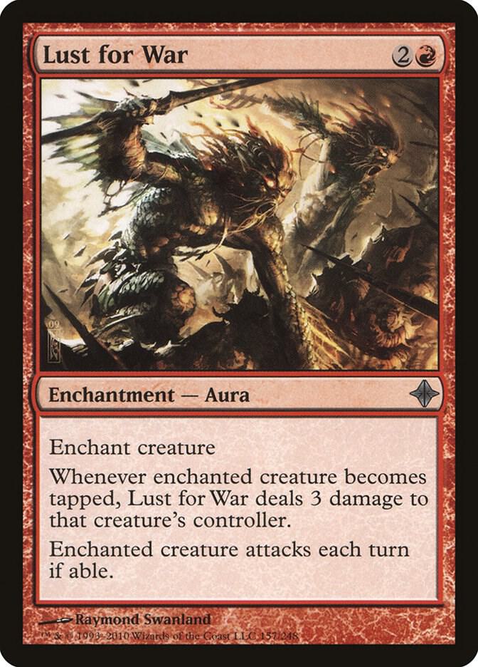 Lust for War (157) [Rise of the Eldrazi]