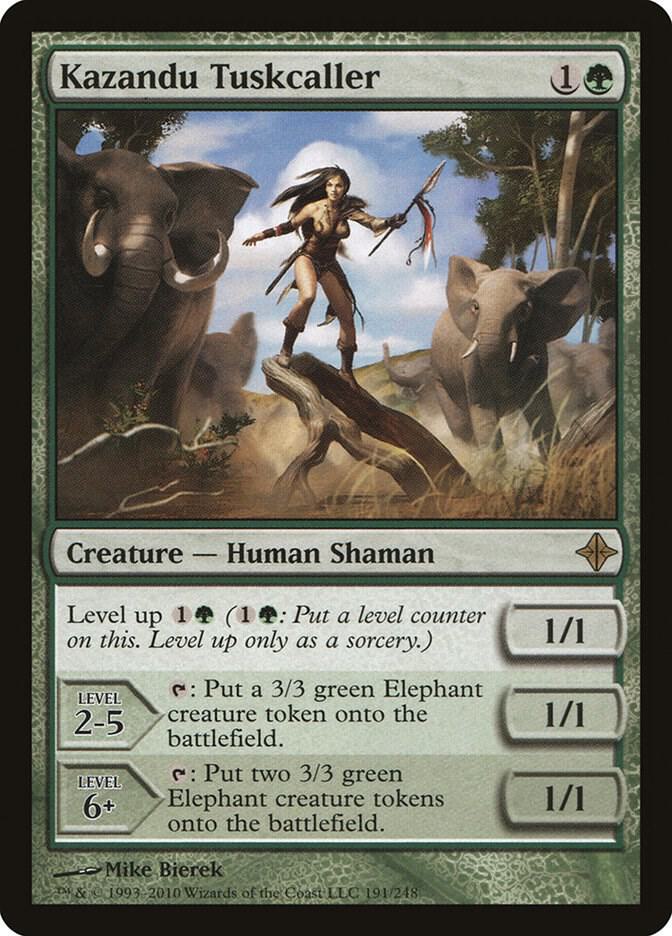 Kazandu Tuskcaller (191) [Rise of the Eldrazi]