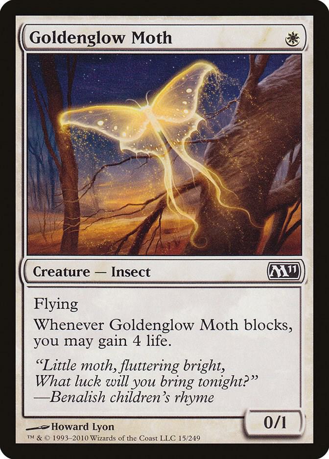 Goldenglow Moth (15) [Magic 2011]