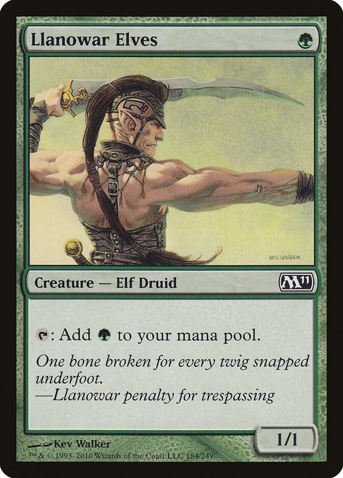 Llanowar Elves (184) [Magic 2011]