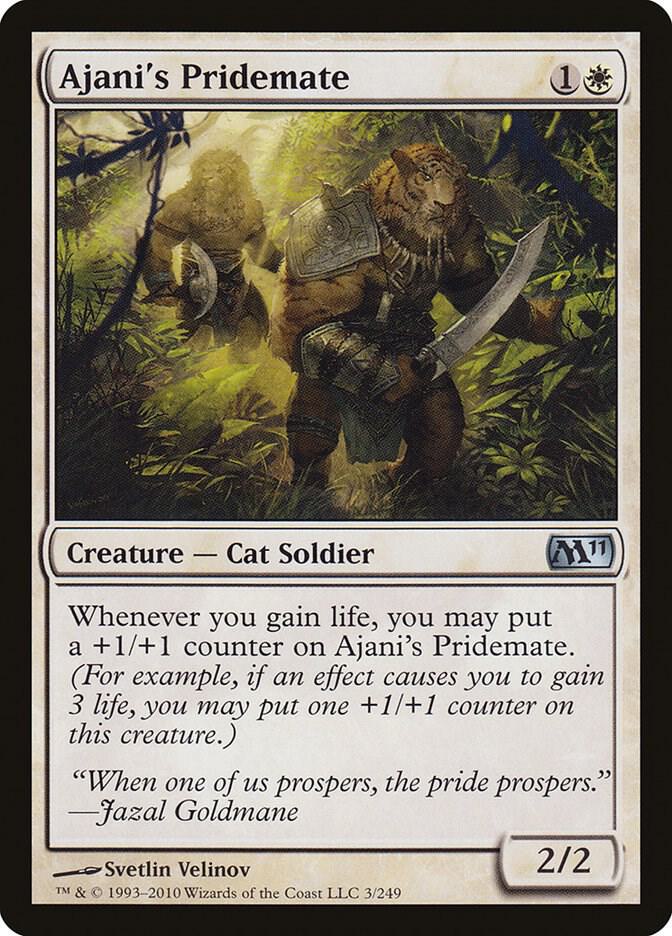 Ajani's Pridemate (3) [Magic 2011]