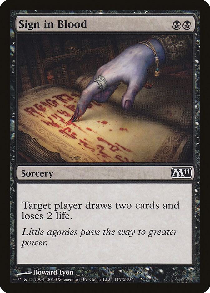 Sign in Blood (117) [Magic 2011]