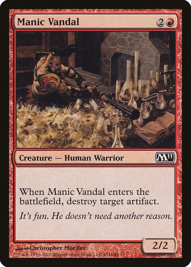 Manic Vandal (151) [Magic 2011]
