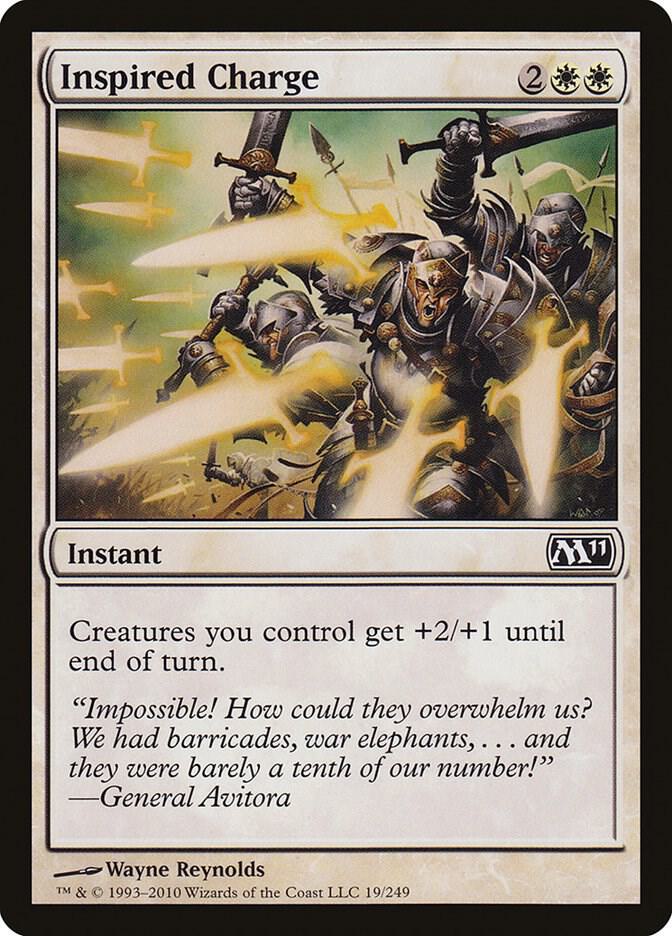 Inspired Charge (19) [Magic 2011]
