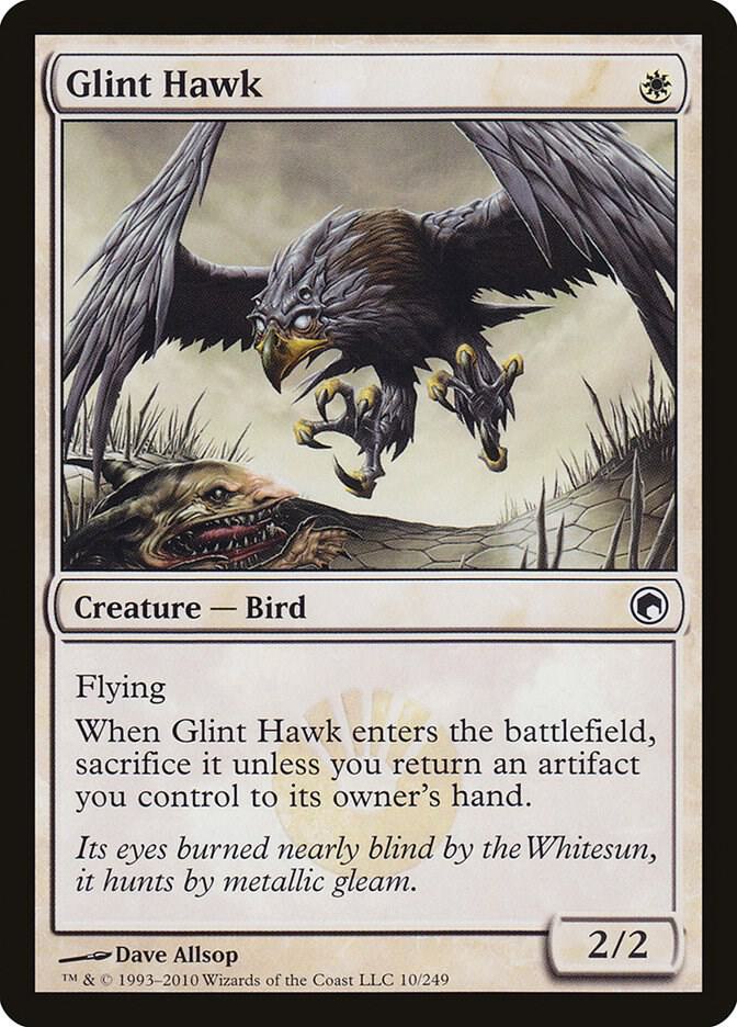 Glint Hawk (10) [Scars of Mirrodin]