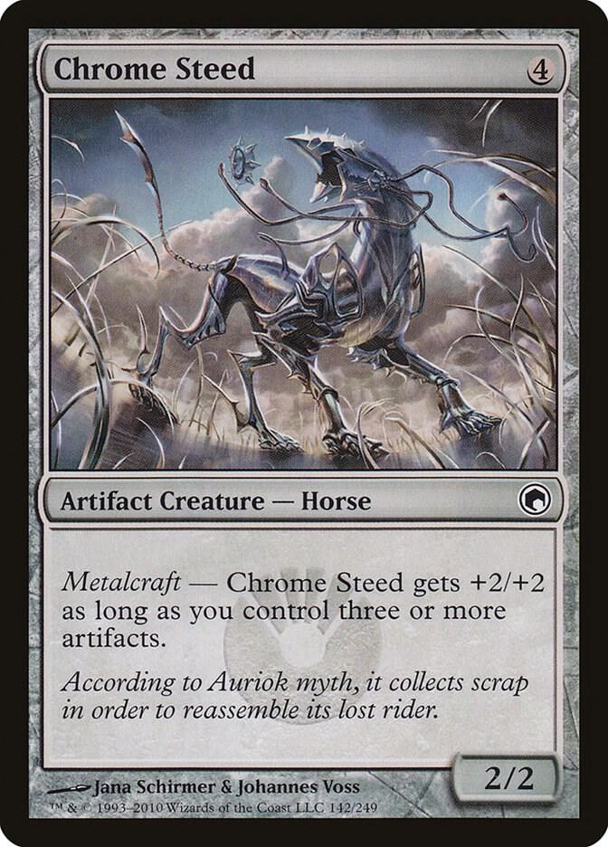 Chrome Steed (142) [Scars of Mirrodin]