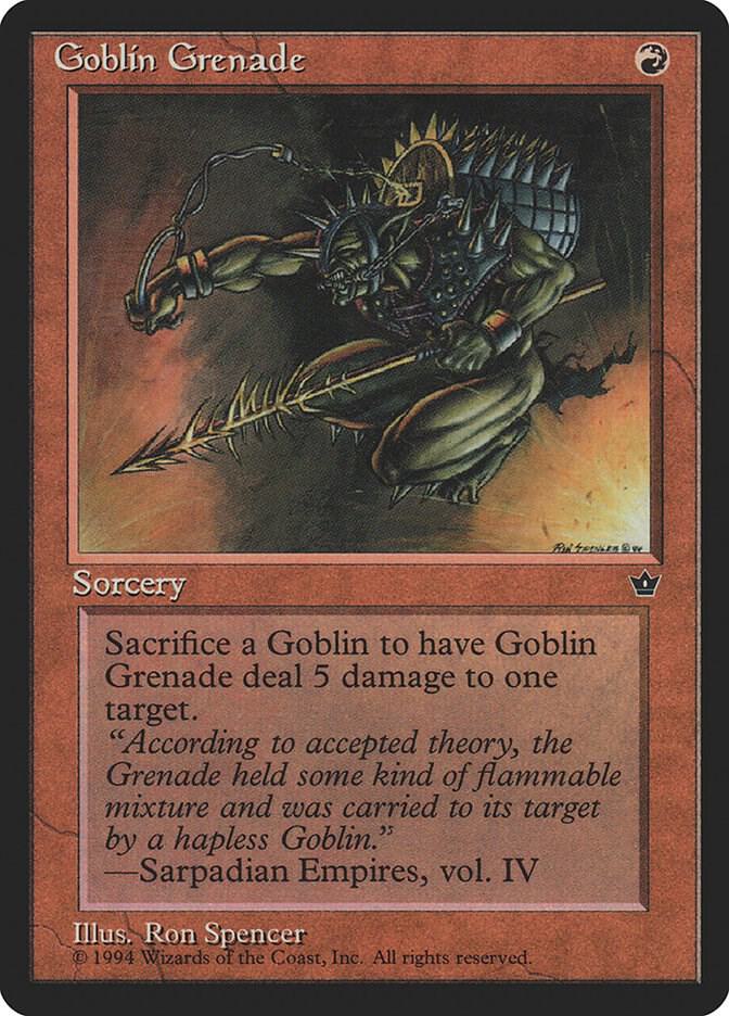 Goblin Grenade (Spencer) (56a) [Fallen Empires]