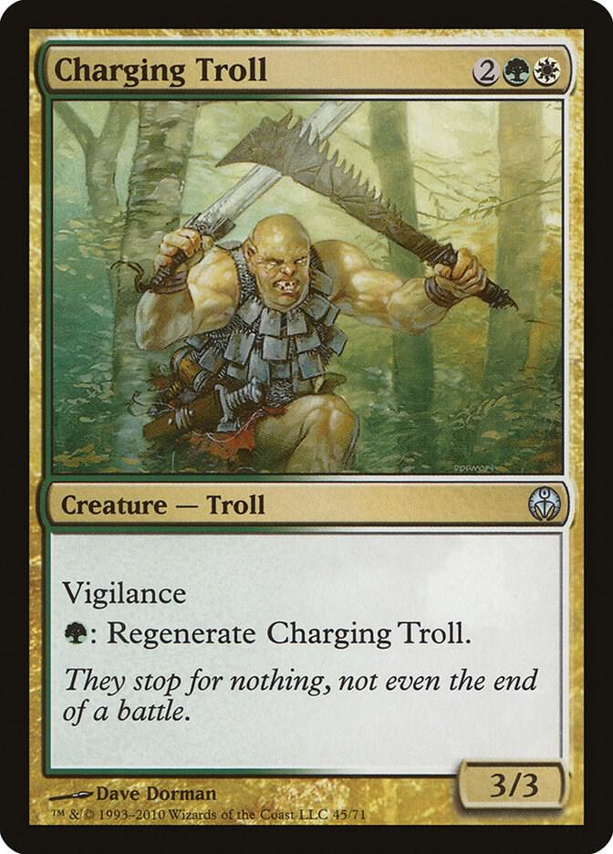 Charging Troll (45) [Duel Decks: Phyrexia vs. the Coalition]
