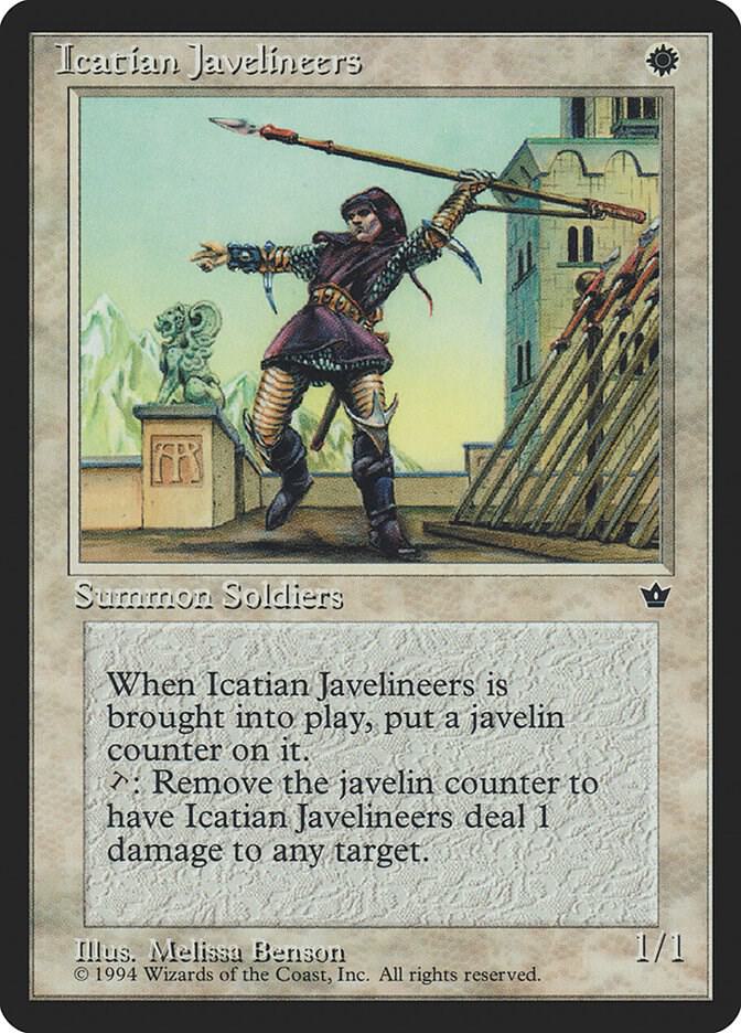Icatian Javelineers (Benson) (8a) [Fallen Empires]