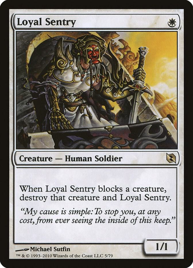 Loyal Sentry (5) [Duel Decks: Elspeth vs. Tezzeret]