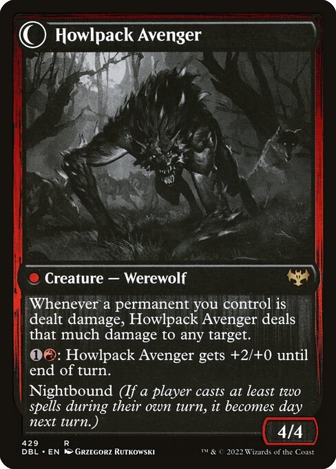 Ill-Tempered Loner (429) [Innistrad: Double Feature] Reverse