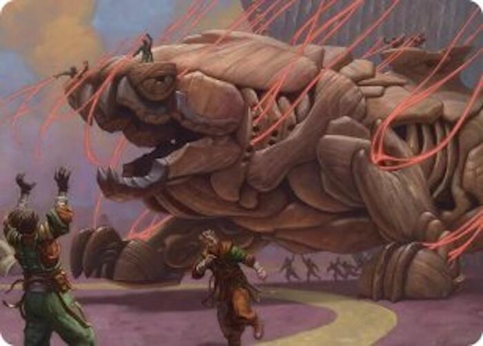 Craterclaw Colossus Art Card (16) [Reality Fracture Art Series]
