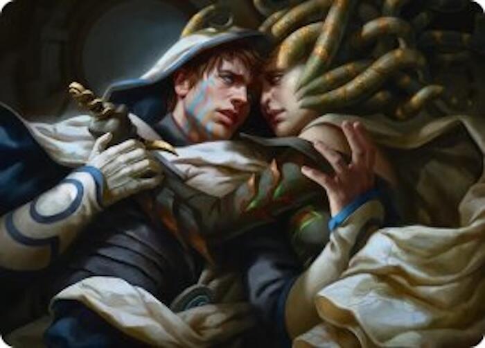Vraska's Final Mercy Art Card (15) [Reality Fracture Art Series]