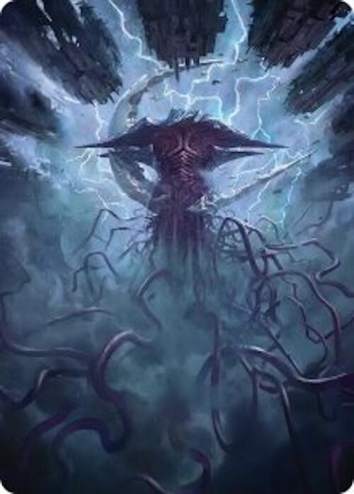 Emrakul, the Exigent Doom Art Card (1) [Reality Fracture Art Series]