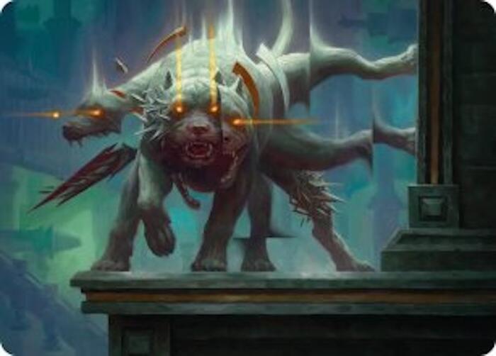 Flickering Hound Art Card (2/54) [Reality Fracture Art Series]