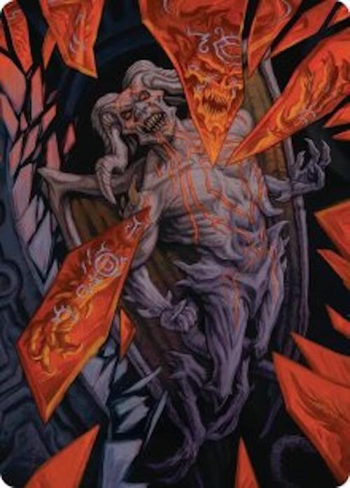 Curse-Marred Demon Art Card (37) [Reality Fracture Art Series]