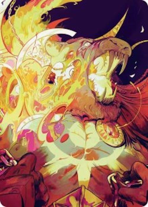 Ajani's Anguish Art Card (48) [Reality Fracture Art Series]