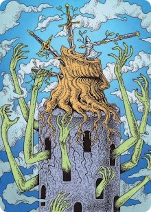 Flourishing Grapple Art Card (51) [Reality Fracture Art Series]