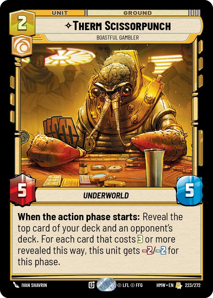 Therm Scissorpunch - Boastful Gambler (223/272) [Homeworlds]