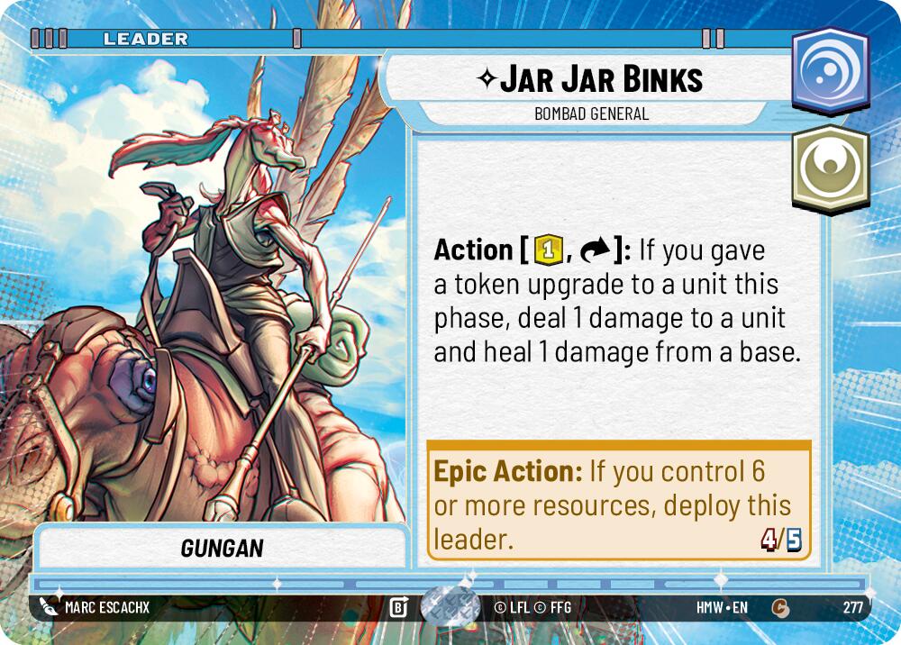 Jar Jar Binks - Bombad General (Hyperspace) (277) [Homeworlds]