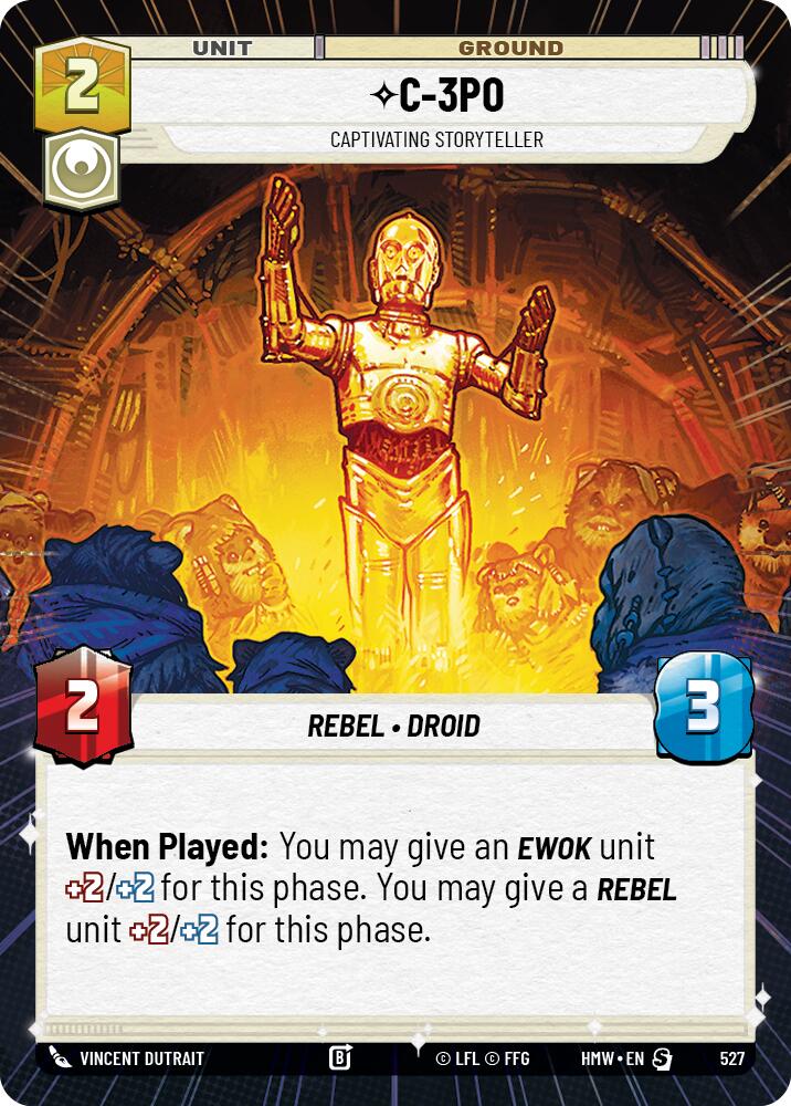 C-3PO - Captivating Storyteller (Hyperspace) (527) [Homeworlds]