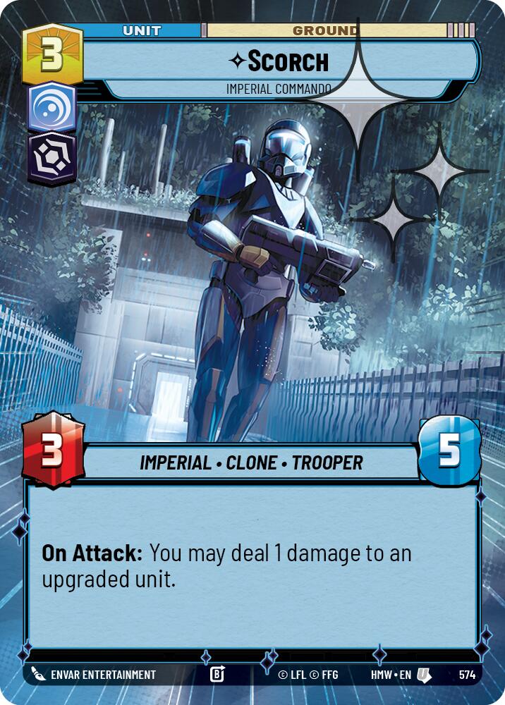 Scorch - Imperial Commando (Hyperspace Foil) (574) [Homeworlds]