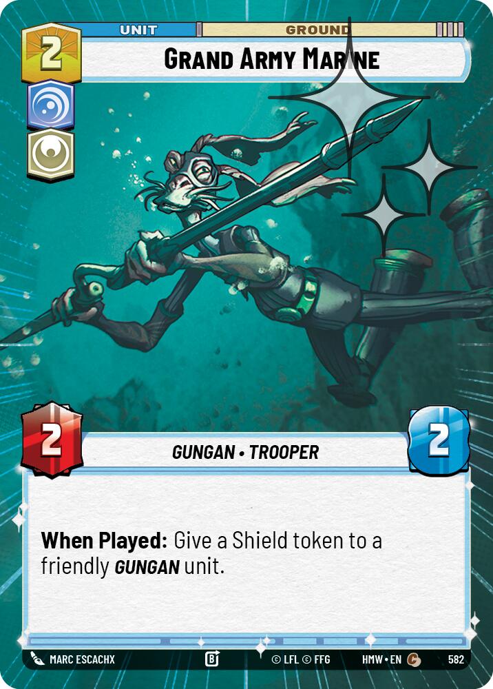 Grand Army Marine (Hyperspace Foil) (582) [Homeworlds]