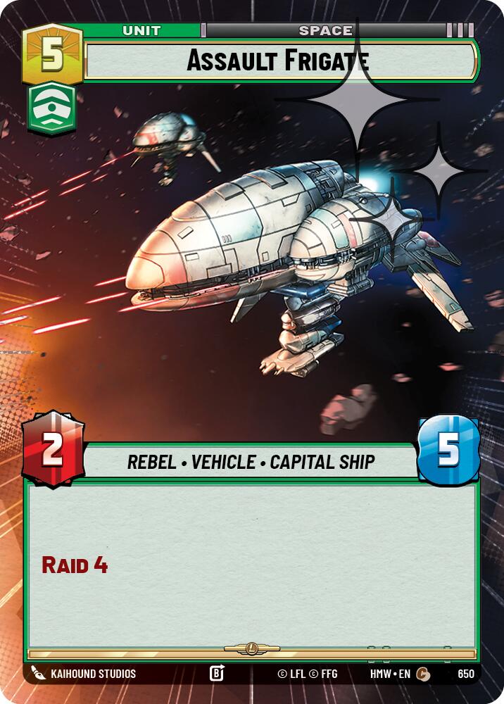 Assault Frigate (Hyperspace Foil) (650) [Homeworlds]