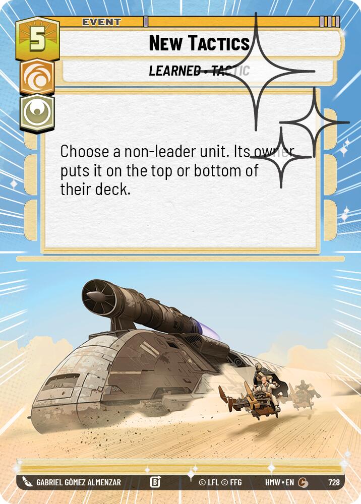 New Tactics (Hyperspace Foil) (728) [Homeworlds]