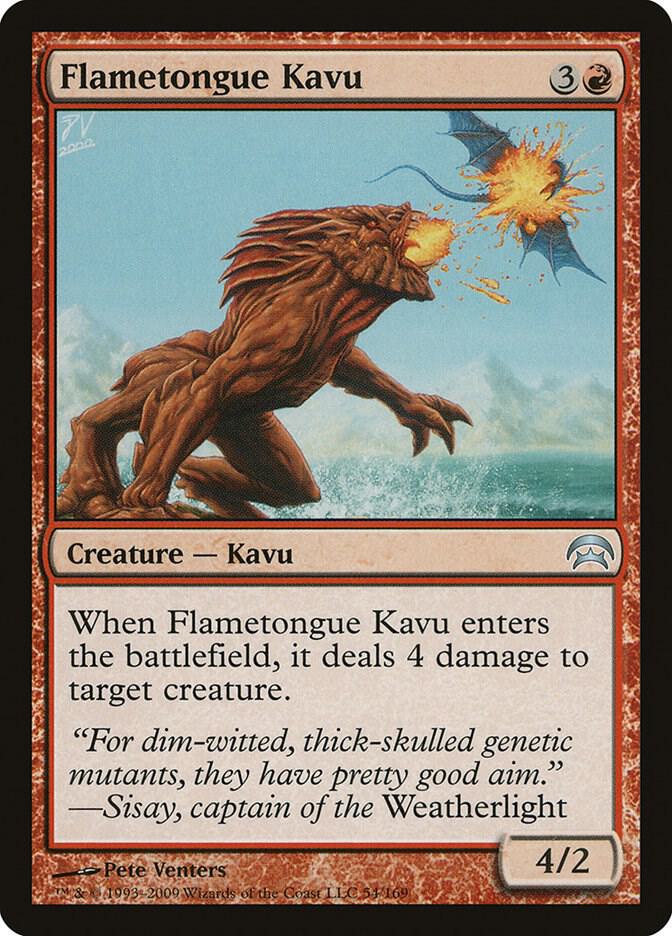 Flametongue Kavu (54) [Planechase]
