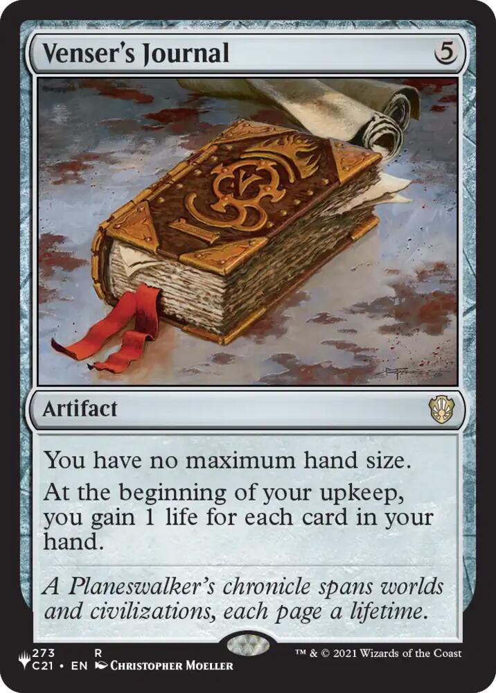 Venser's Journal (273) [The List]