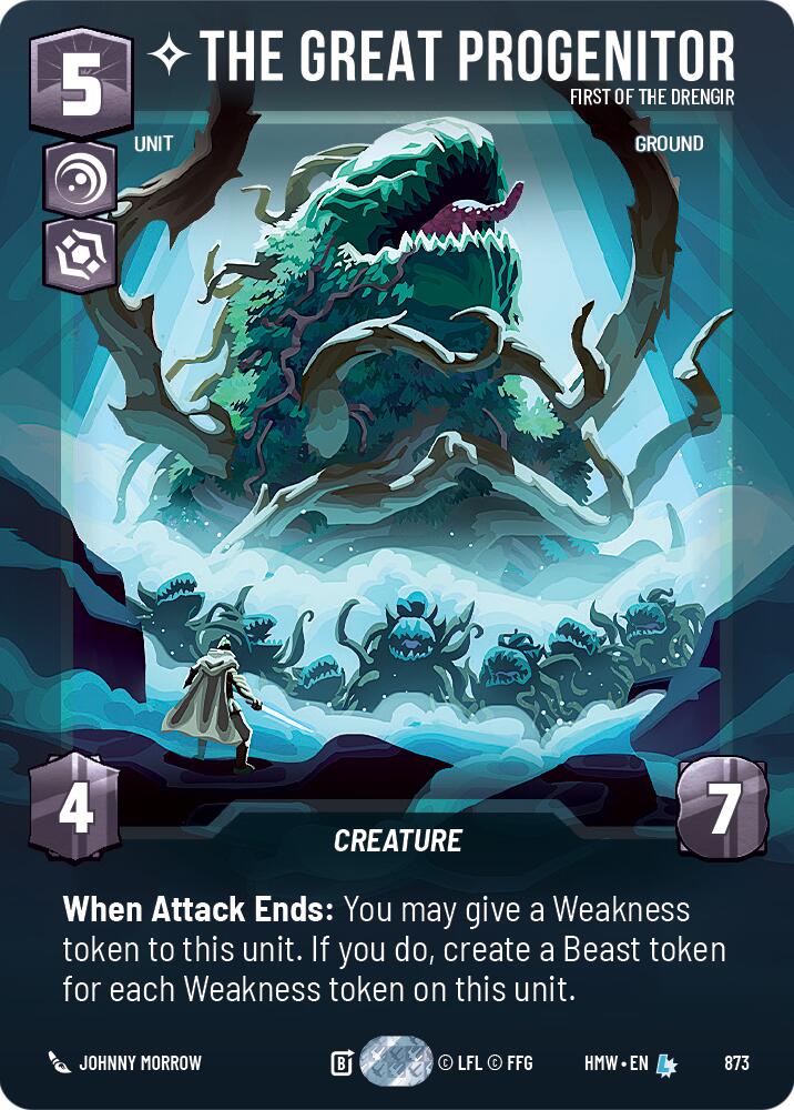 The Great Progenitor - First of the Drengir (Prestige Foil) (873) [Homeworlds]