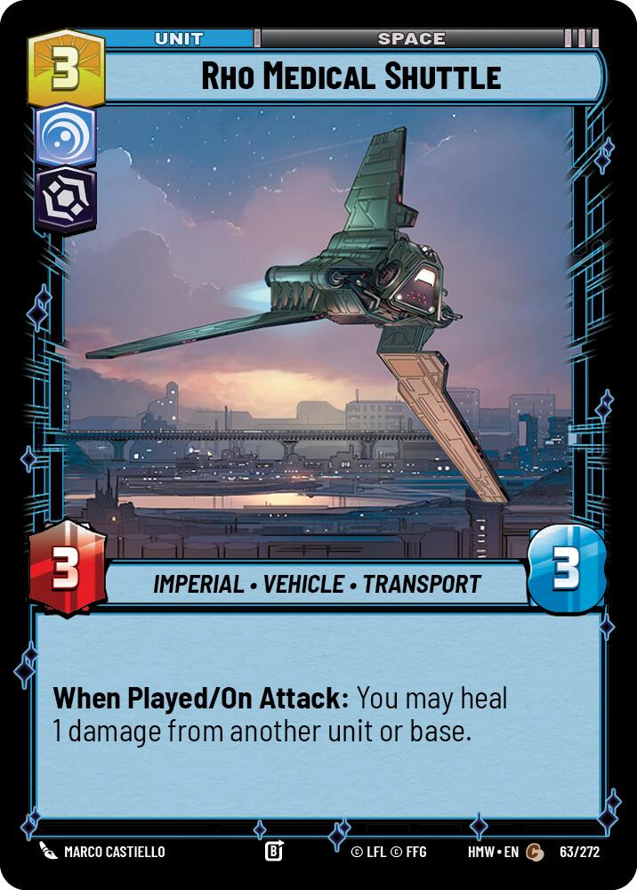 Rho Medical Shuttle (63/272) [Homeworlds]