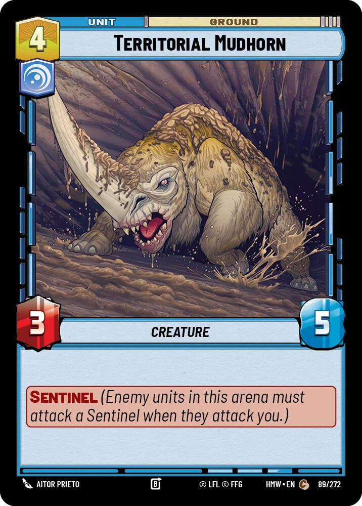 Territorial Mudhorn (89/272) [Homeworlds]