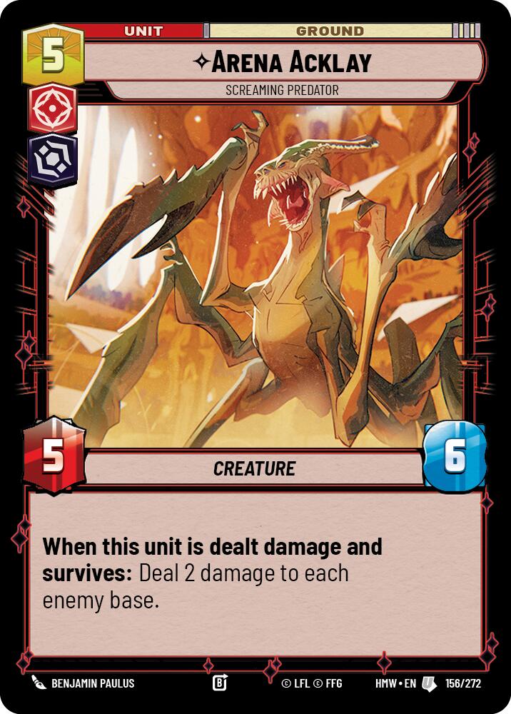 Arena Acklay - Screaming Predator (156/272) [Homeworlds]
