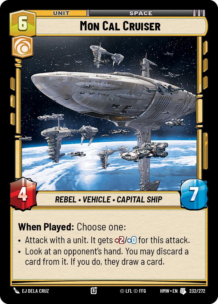 Mon Cal Cruiser (232/272) [Homeworlds]