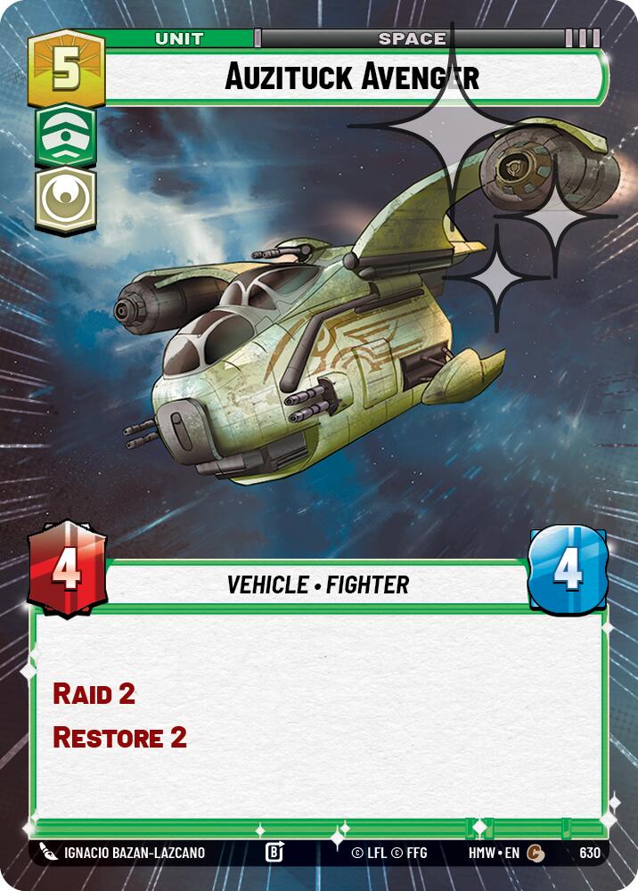 Auzituck Avenger (Hyperspace Foil) (630) [Homeworlds]