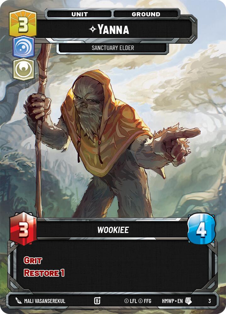 Yanna - Sanctuary Elder (3) [Homeworlds: Weekly Play Promos]
