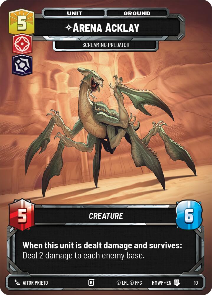 Arena Acklay - Screaming Predator (10) [Homeworlds: Weekly Play Promos]
