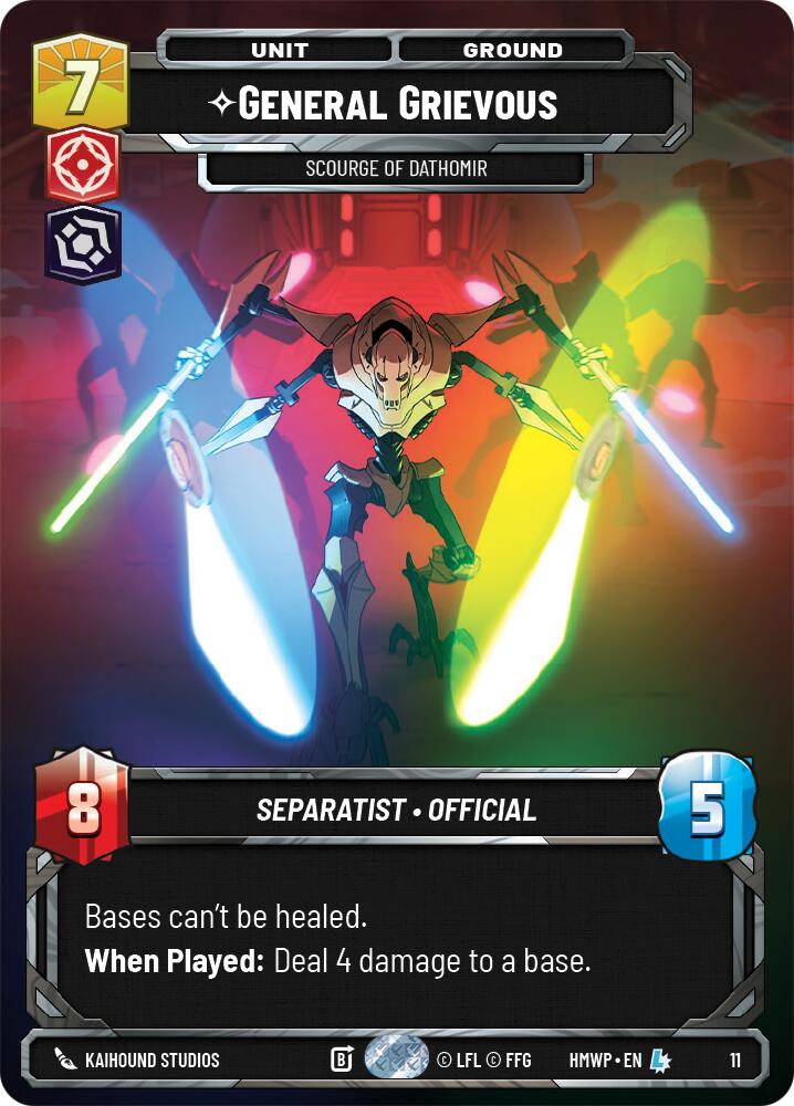 General Grievous - Scourge of Dathomir (11) [Homeworlds: Weekly Play Promos]