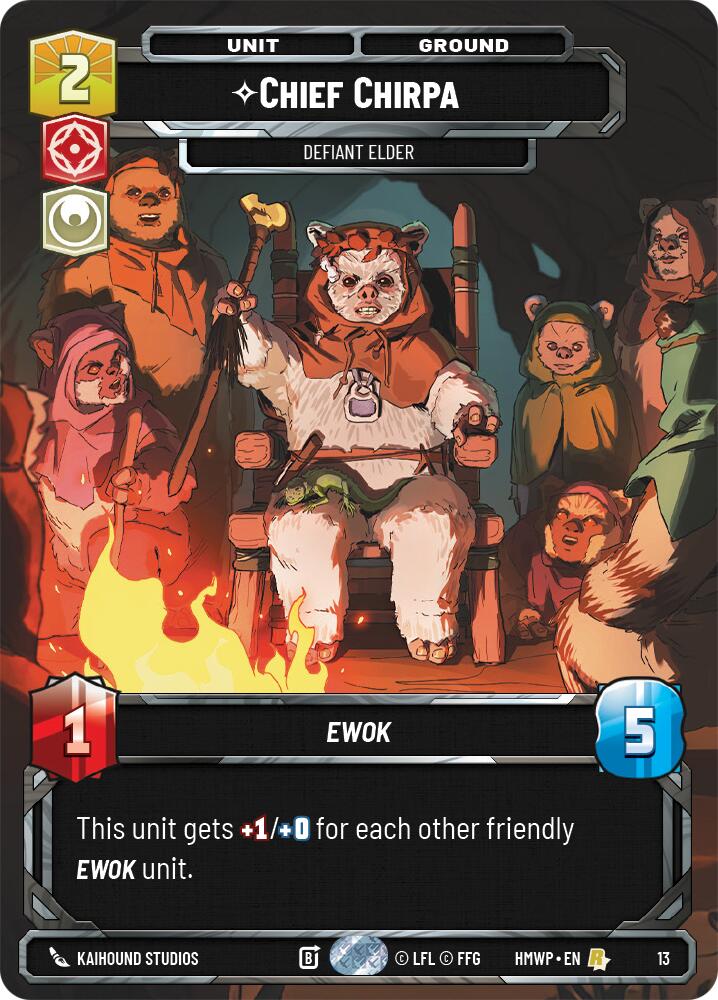 Chief Chirpa - Defiant Elder (13) [Homeworlds: Weekly Play Promos]