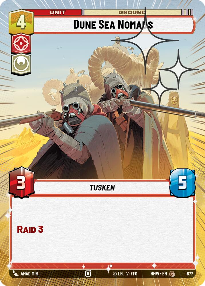 Dune Sea Nomads (Hyperspace Foil) (677) [Homeworlds]