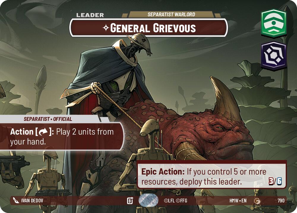 General Grievous - Separatist Warlord (Showcase) (790) [Homeworlds]