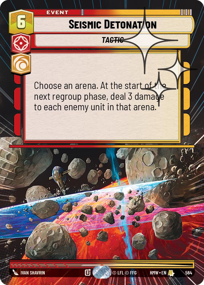 Seismic Detonation (Hyperspace Foil) (564) [Homeworlds]