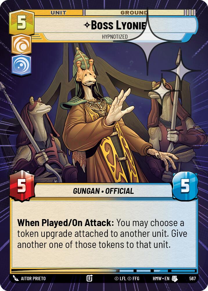 Boss Lyonie - Hypnotized (Hyperspace Foil) (567) [Homeworlds]